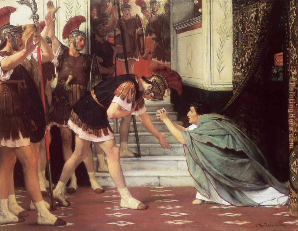 Sir Lawrence Alma-Tadema Proclaiming Claudius Emperor